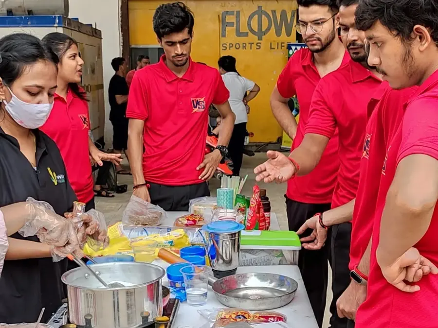 Sewan kitchen team during on-site training
